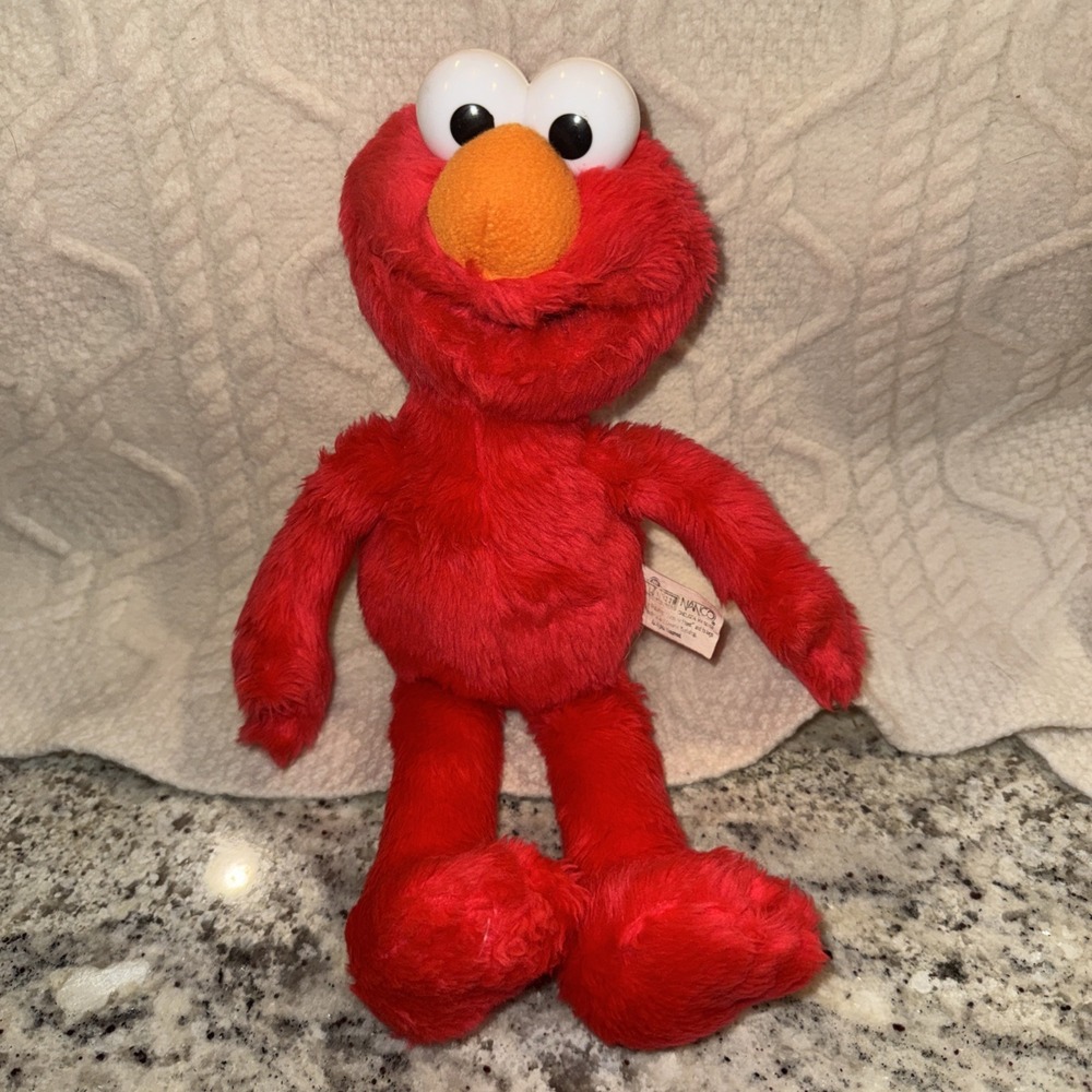 Sesame Street Workshop 14 Inch Elmo Plush 2000s Nanco